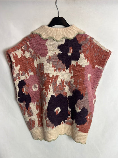 MEISÏE. Jersey sin mangas punto estampado. T M