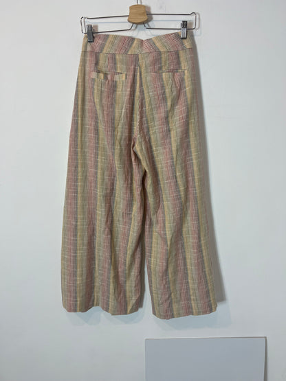 THE LABEL EDITION. Conjunto chaqueta y pantalón rayas. T XS/S