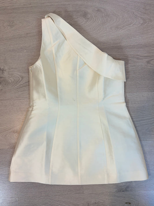FABRIQUE by VIKTORIA CHAN. Top seda color crudo asimétrico. T 2 (M)