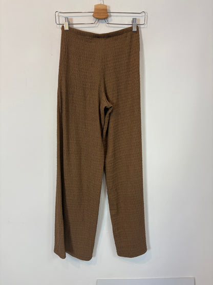 ZARA. Brown gathered set. TS