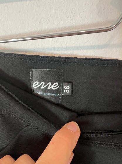ERRE. Wide-leg black trousers size 36