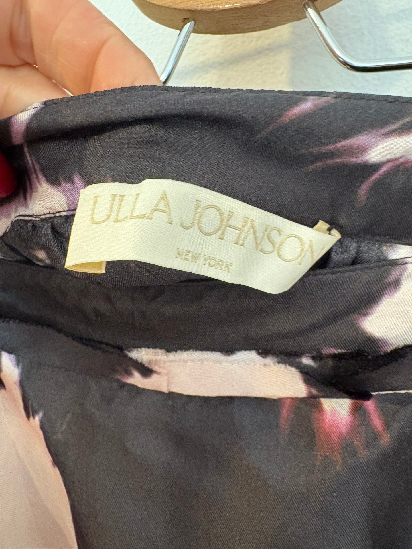ULLA JONSHON. Falda seda volantes