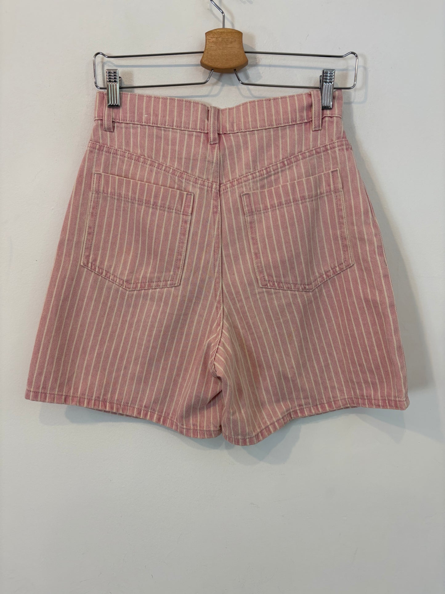 MANGO. Bermudas rayas algodón. T 34