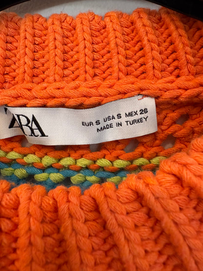 ZARA. Colorful knit top. TS