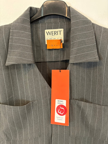 WERIT. Mono largo gris raya