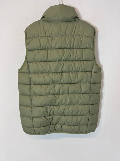 TEX. Chaleco acolchado verde. T 9-10 años