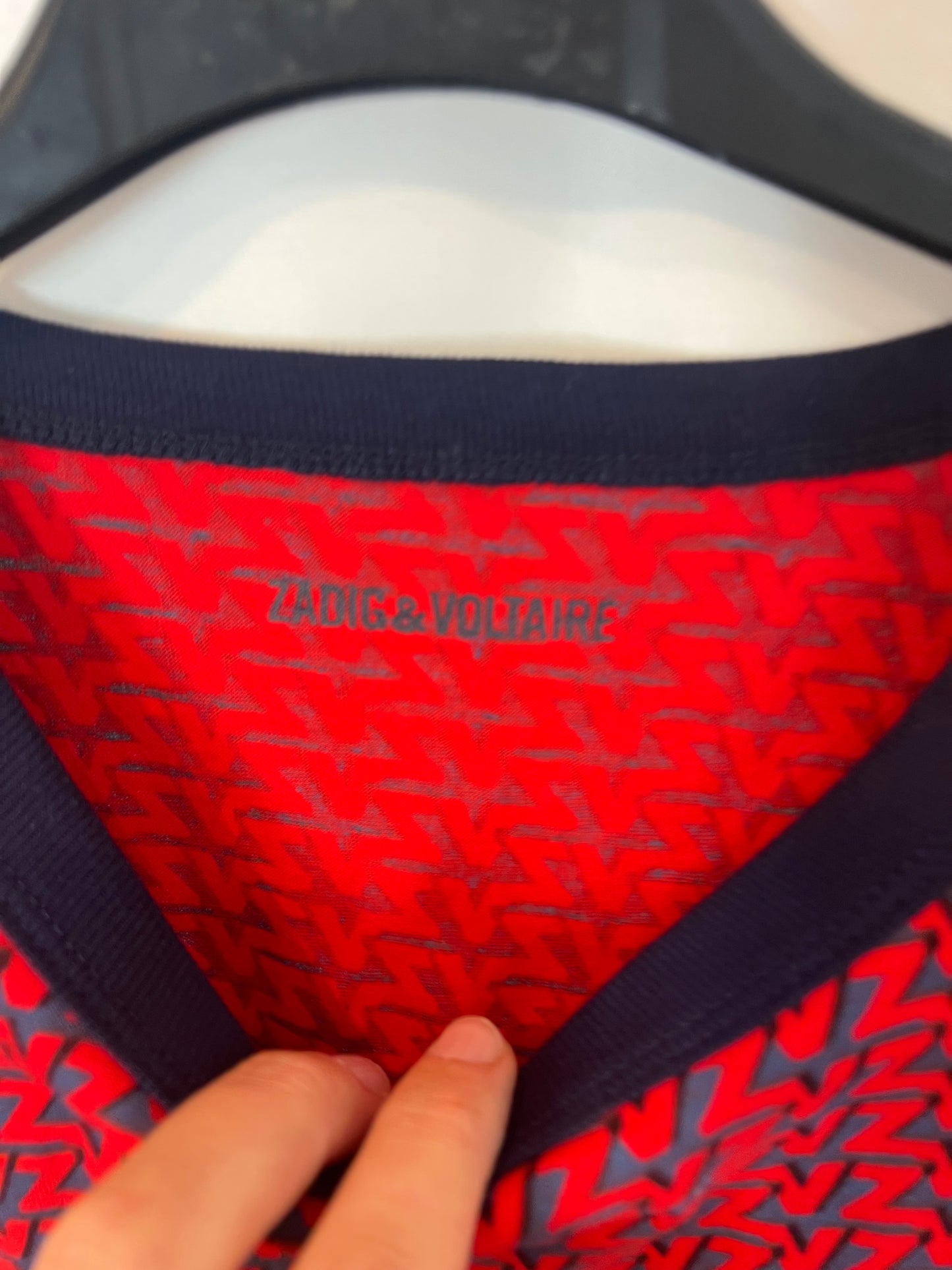 ZADIG&amp;VOLTAIRE. Red T-shirt and Bermuda shorts set. Size 16