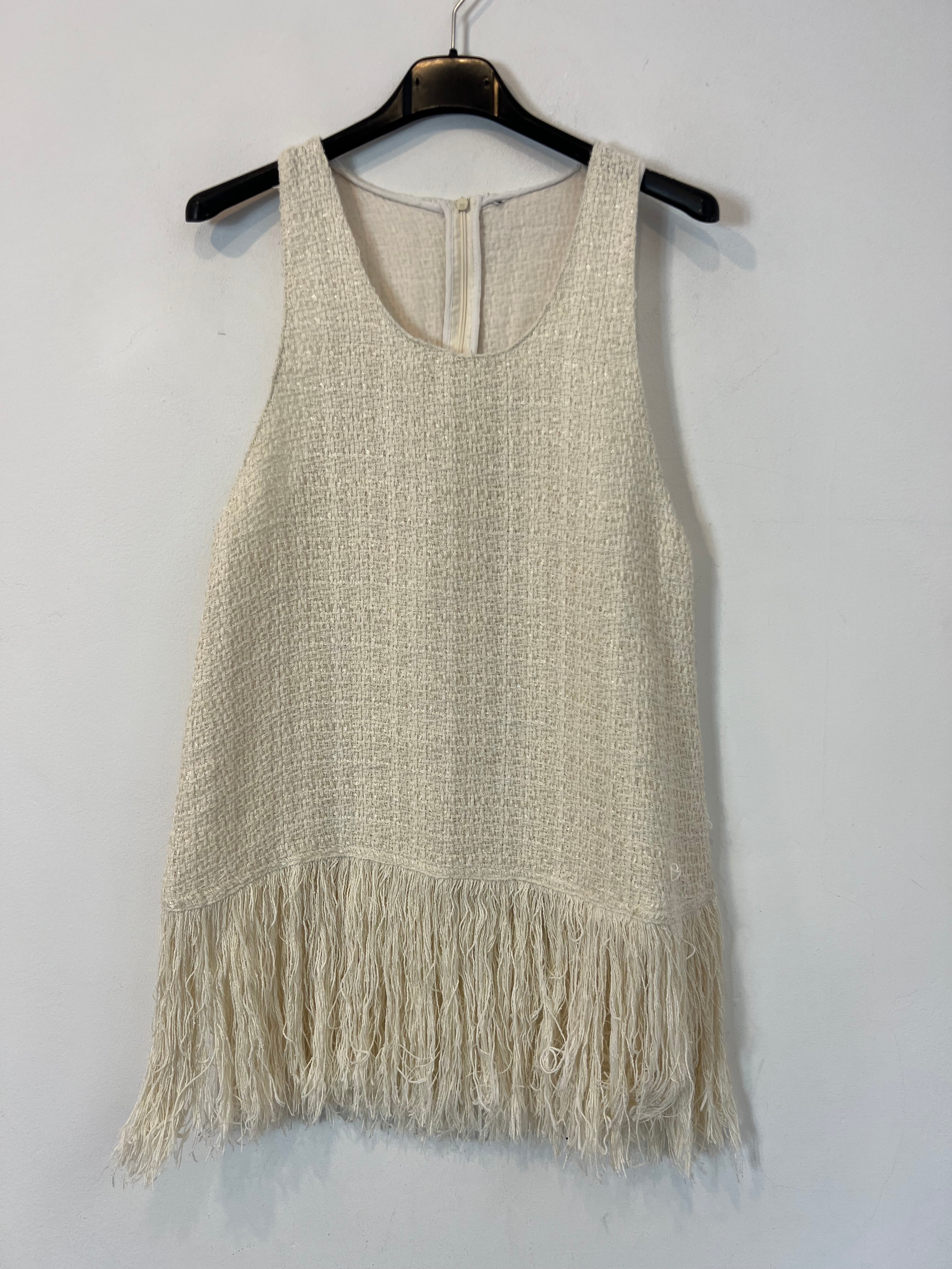 ZARA. Fringed tweed top. T s – Hibuy market