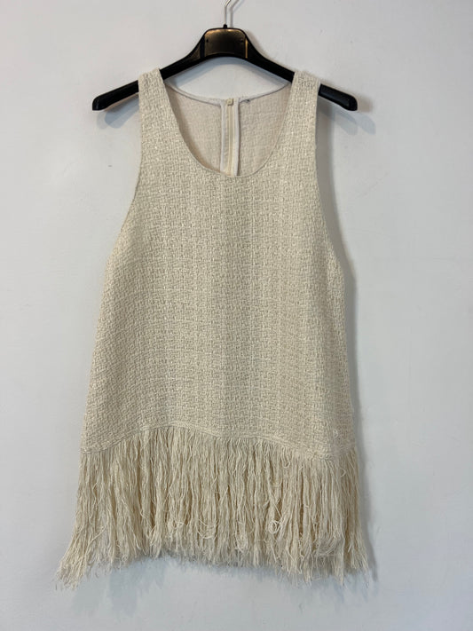 ZARA. Top tweed flecos. T s