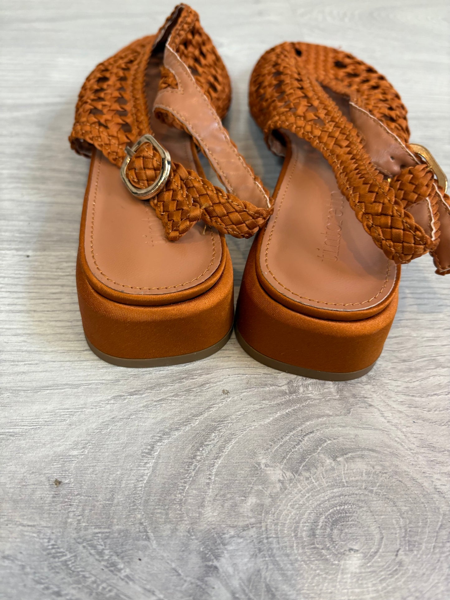 TINTORETTO. Zapato caldero trenzado. T 39