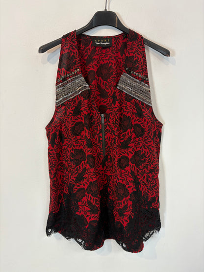 THE KOOPLES. Top fluido abalorios. T XS