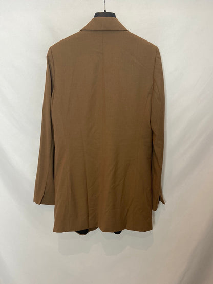ZARA. Long brown blazer TS