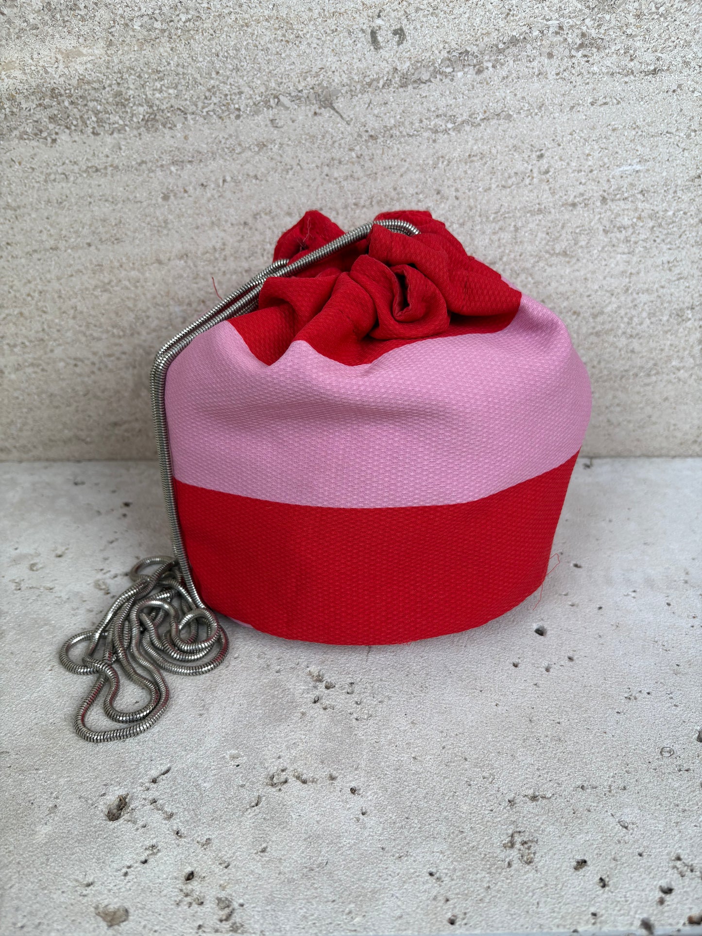 WILD PONY. Striped sack bag