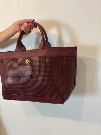 AN AND LEE. Bolso shopper burdeos