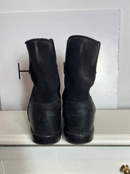 ISABEL MARANT. Botines piel plataforma interior. T 41