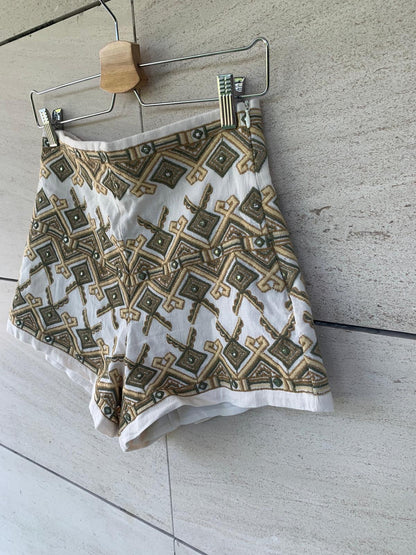 ZARA. Mustard textured back top. TS