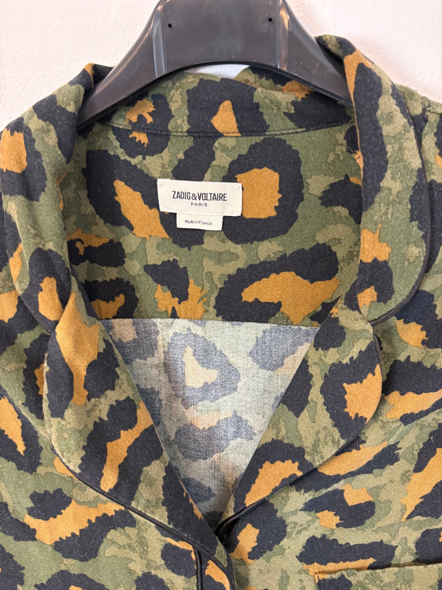 ZADIG & VOLTAIRE . Blusa fluida camo