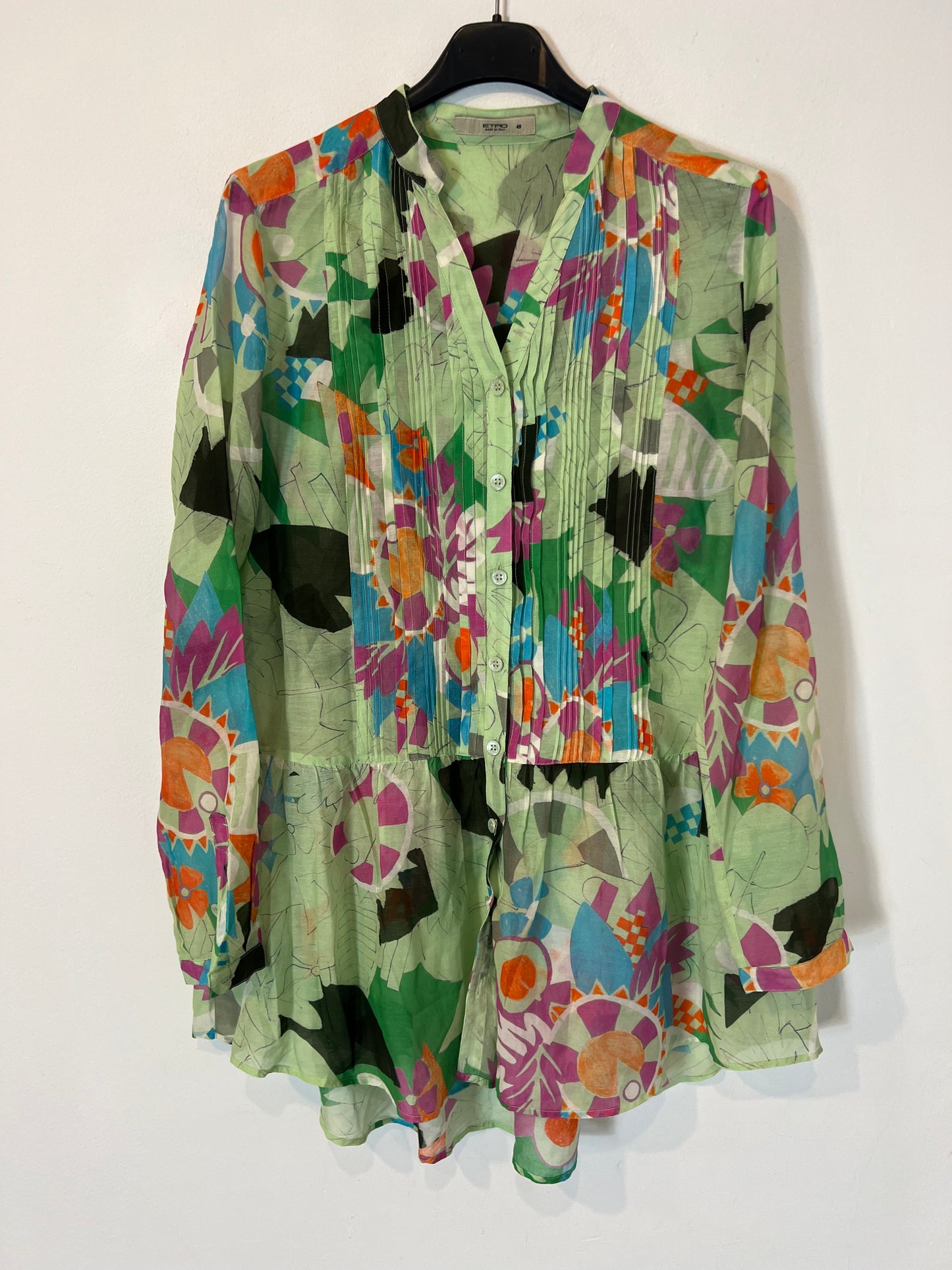 ETRO. Flower printed blouse. T 40 (M)