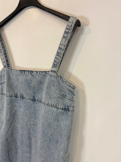 MANGO. Peto denim recto. T S