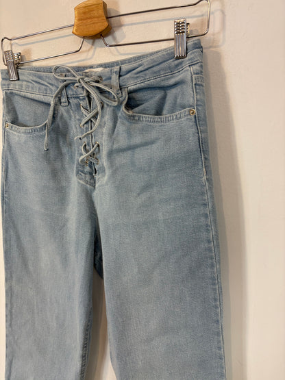 HIGH SPIRITS. Denim flare cuerdas. T 38