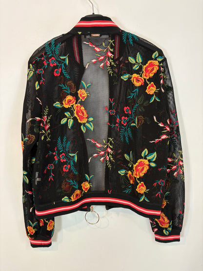GUESS. Black embroidered jacket. TM