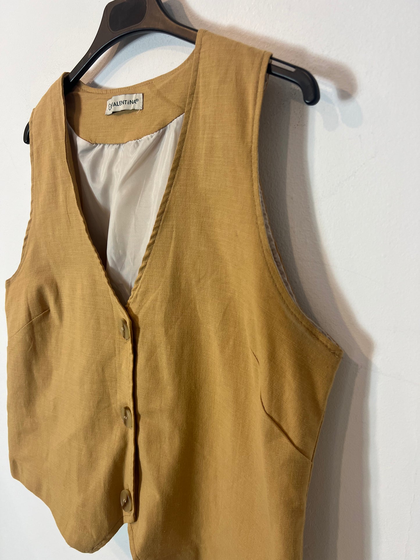 VALENTINA. Total mustard look with cotton Tl (m/l)