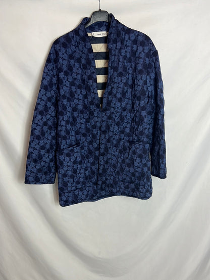 MANGO. Chaqueta acolchada estampada. T XS/S