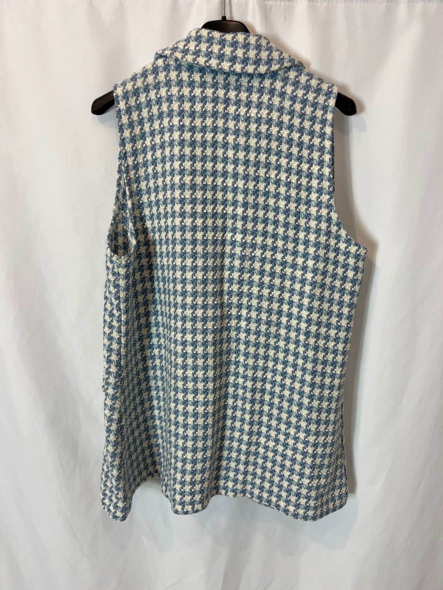 OTRAS. Chaleco pata de gallo bicolor. T S/M