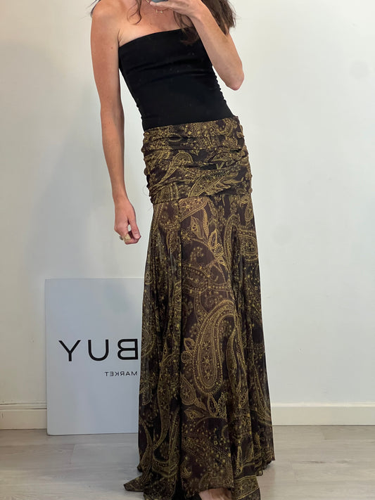 ZARA. Falda larga vaporosa