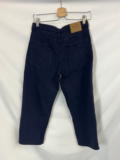 AMERICAN VINTAGE. Denim cropped azul . T 27