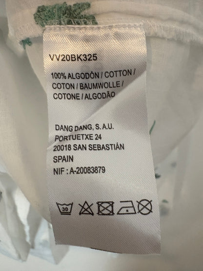 INDI & COLD. Blusa blanca algodón bordados