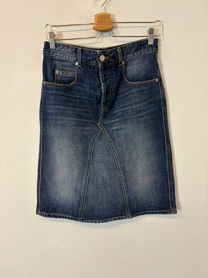 ISABEL MARANT. Falda midi denim abotonada
