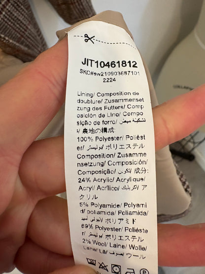 ZARA. Mustard textured back top. TS