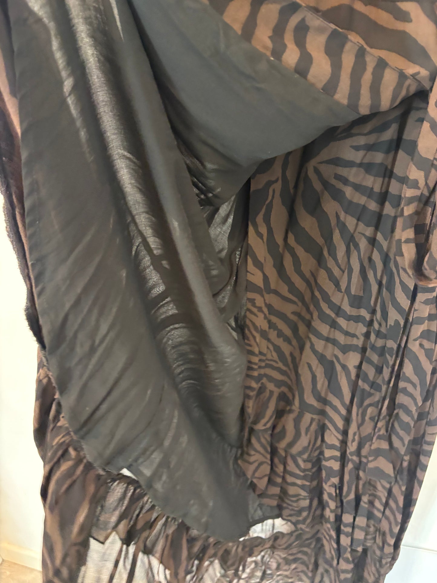 BA&SH. Vestido largo fluido cruzado