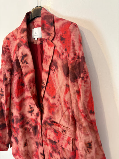 SCALPERS. Total look lino estampado. T S