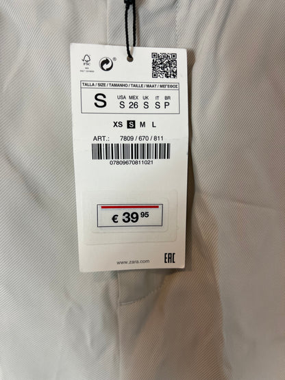 ZARA. Wide-leg pleated trousers Ts