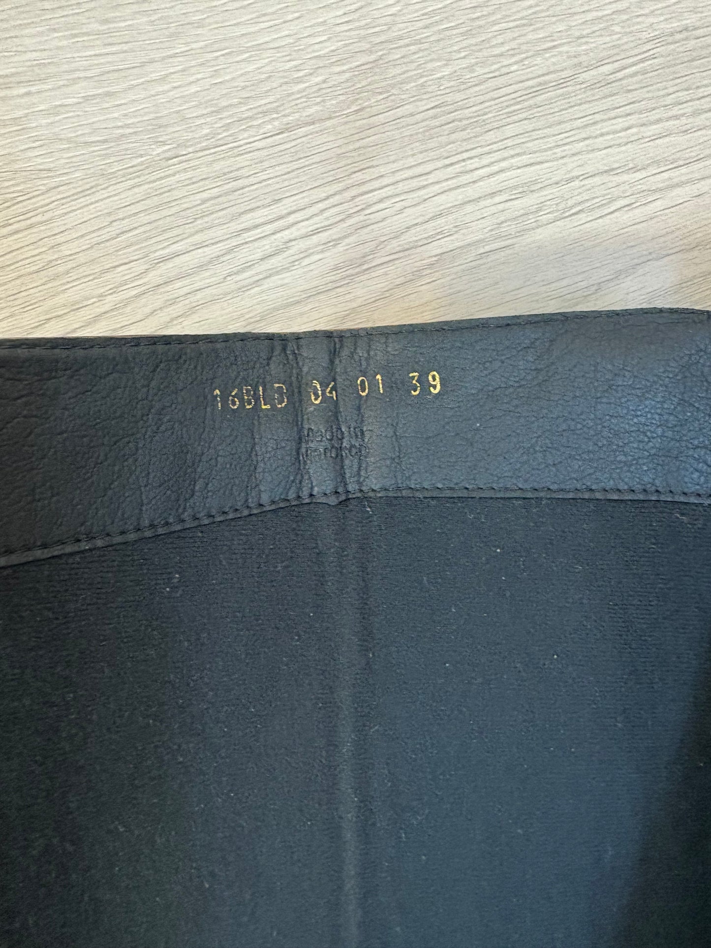 ZARA. Black stretch knit top. TL