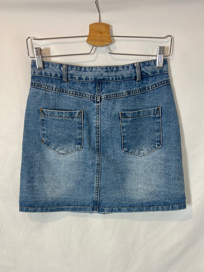 OTRAS. Falda corta cremallera. T S