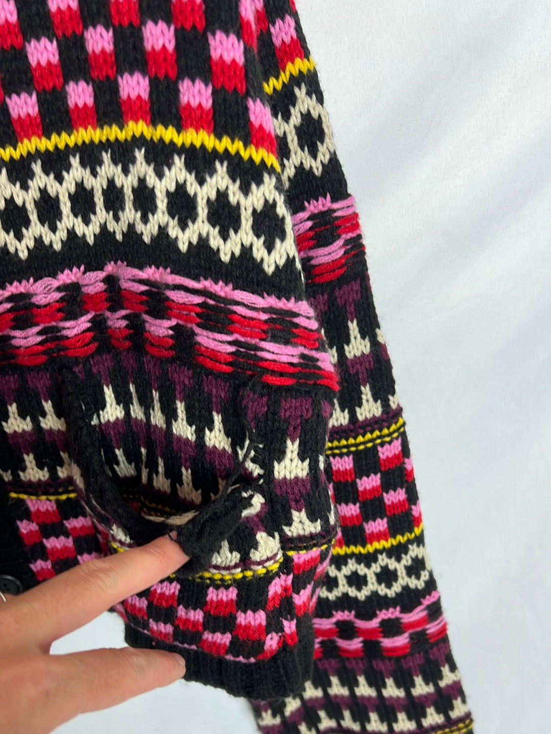 ZARA. Rebeca punto colores. T M (Tara)