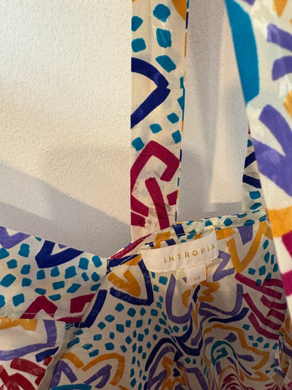 INTROPIA.Vestido largo estampado colores