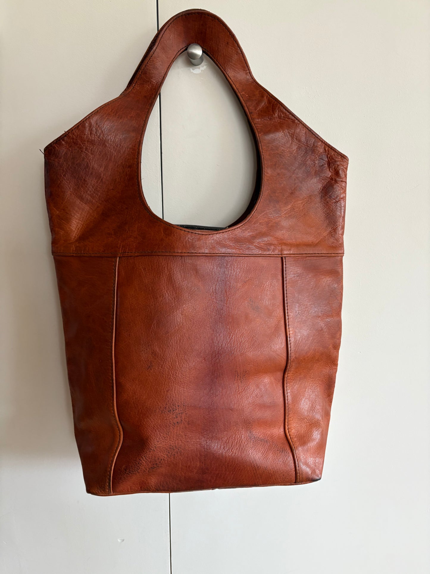 Bolso de hombro piel