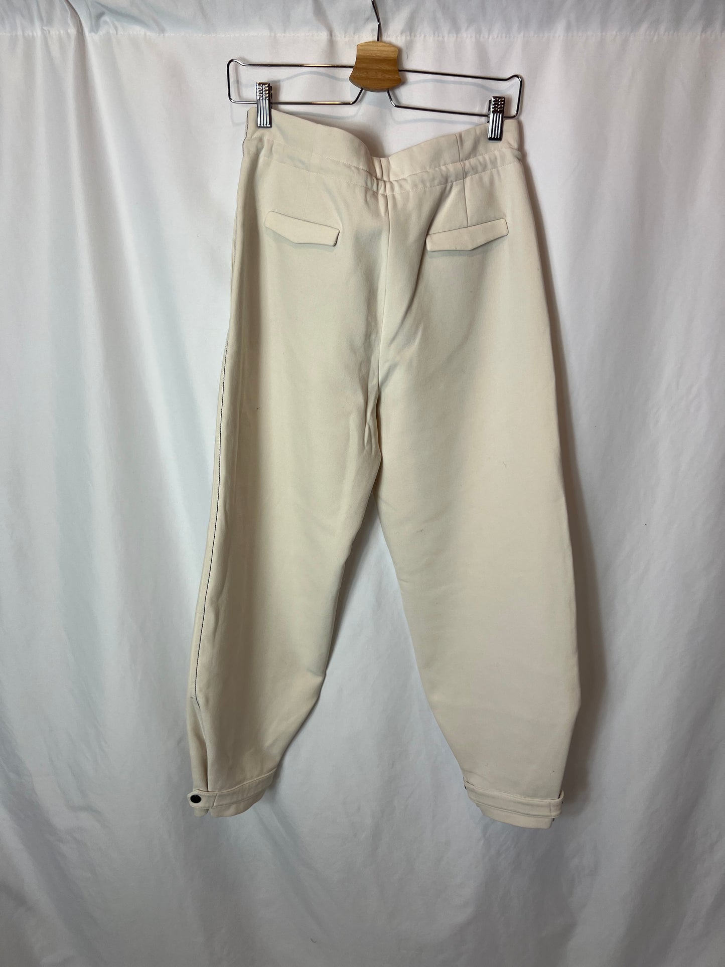 UTERQÜE. Beige slouchy Ts pants