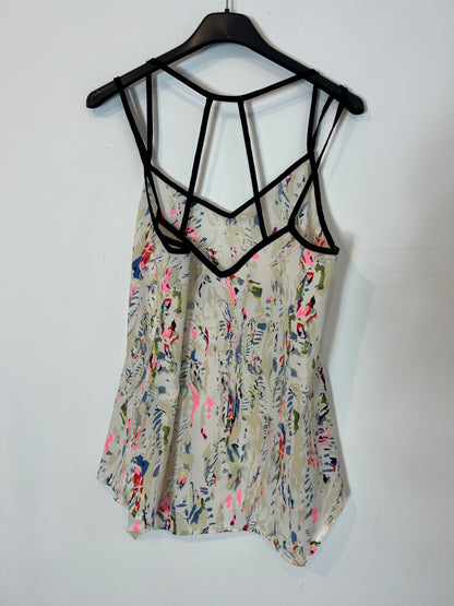 OTHERS. Multicoloured flowy top. TM