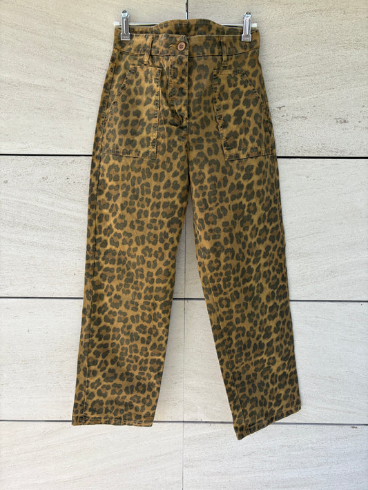 FRENCHY Madrid. Denim animal print bolsillos