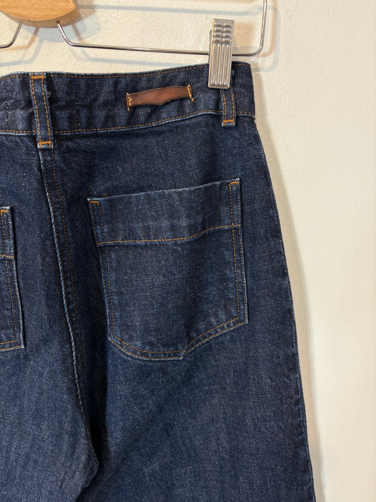 SESSUN: Denim recto bolsillos azul oscuro
