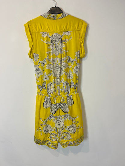 DERHY. Mono corto amarillo estampado. T M