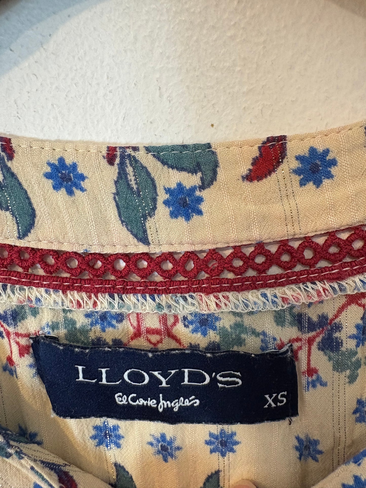 LLOYD´S . Vestido camisero estampado