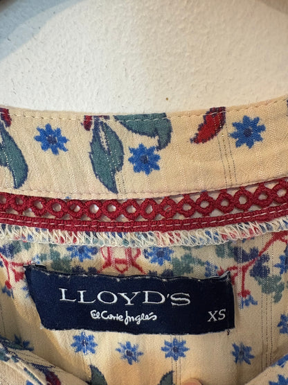 LLOYD´S . Vestido camisero estampado