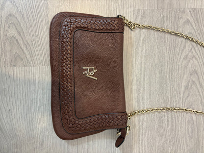 ROBERTO VERINO. Bolso marrón piel