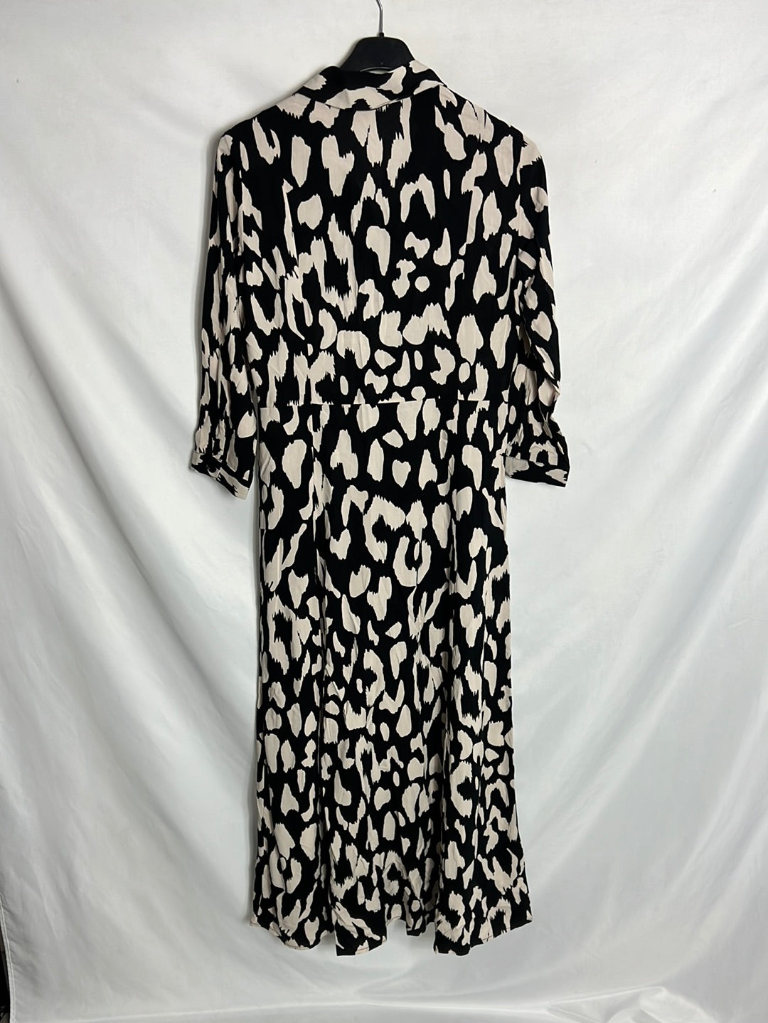 MANGO. Vestido midi aperturas . T S